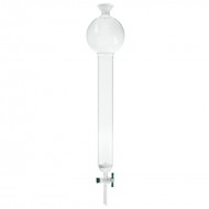 Columns,Chromatography,Sperical Joints,PTFE Stopcock,Reservoirs 1000mL,With Fritted Discs