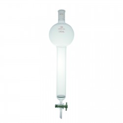 Columns,Chromatography,Standard Tape Joints,PTFE Stopcock,Reservoirs 1000mL,With Fritted Discs