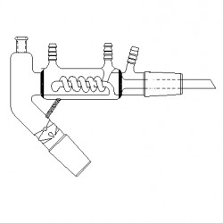 Distilling Heads,Short Path,Improved,with Vigreux