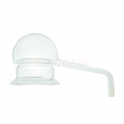 Flange Alembic Distillation flask,Long arm End Bent