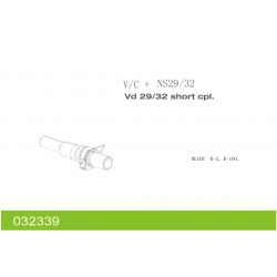 Rotary Evaporator R-100/R3 Steam Conduit V/C+Clamp NS29/32 032339