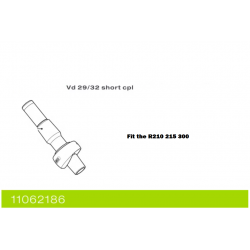 Rotary Evaporator Buchi Glass Steam Duct with Buckle 29/32 (short) 11062186