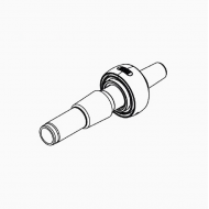 Rotary Evaporator Buchi Glass Steam Duct with Buckle 24/40  (short) 11062187
