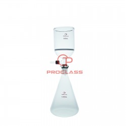 Filtering buchner set ,Erlenmeyer flask plus the Buchner Funnel