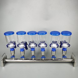 Glass Sand Core Multiple Suction Filtration Device