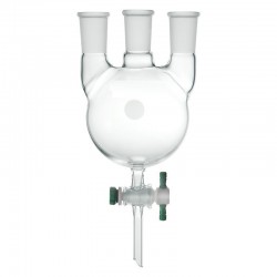 Three Necks Round Bottom Flask,PTFE Stopcocks