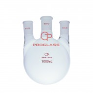 Three Necks Round Bottom Flask,1000ml ,Straight Side neck