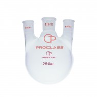 Three Necks Round Bottom Flask,250ml ,Straight Side neck