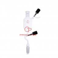 Funnels, Squibb, Separatory, High vacuum valve