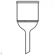 Funnels , Buchner, With Fritted Discs,Pyrex