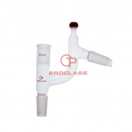 Adapter,Claisen adapter four way with Thermometer adapter