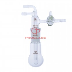 Sublimator,With 2mm Glass Stopcock,Joint 24/40,25mL