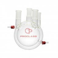 Four Necks Round Bottom Flask,Heavy Wall, Jacketed