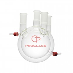 Four Necks Round Bottom Flask,Heavy Wall, Jacketed