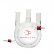Three Necks Round Bottom Flask,Heavy Wall, Jacketed