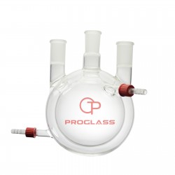 Three Necks Round Bottom Flask,Heavy Wall, Jacketed