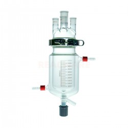 Glass Jacket Reactors Three necks