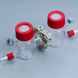 MFC microbial reactor new type leakproof hoop fixed glass electrolytic cell anaerobic reactor can clamp membrane