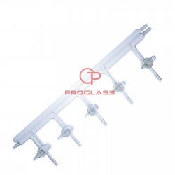 Manifold,Vacuum/Inert Gas,high vacuum hollow glass stopcocks