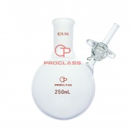 Reaction Flask,Round Bottom,Glass stopcock