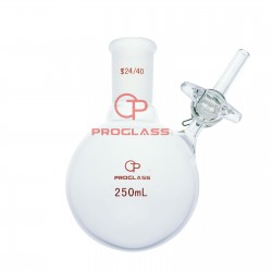 Reaction Flask,Round Bottom,Glass stopcock