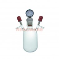 Vacuum Reactor Flask with Vacuum Gauge 35#