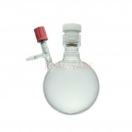 Round bottom Vacuum Reactor Flask with Thread Joint