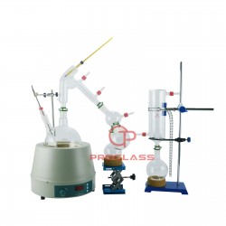 Short Path  2L Distillation Kit With Display Magnetic Heating Mantle