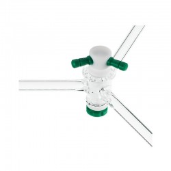 Stopcocks,120°,PTFE Plugs