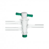 Stopcocks,Double Oblique ,PTFE Plugs