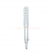 Laboratory glass Jacket Distillation Column Circular expansion