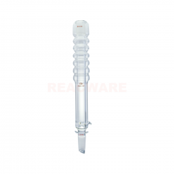 Laboratory glass Jacket Distillation Column Circular expansion