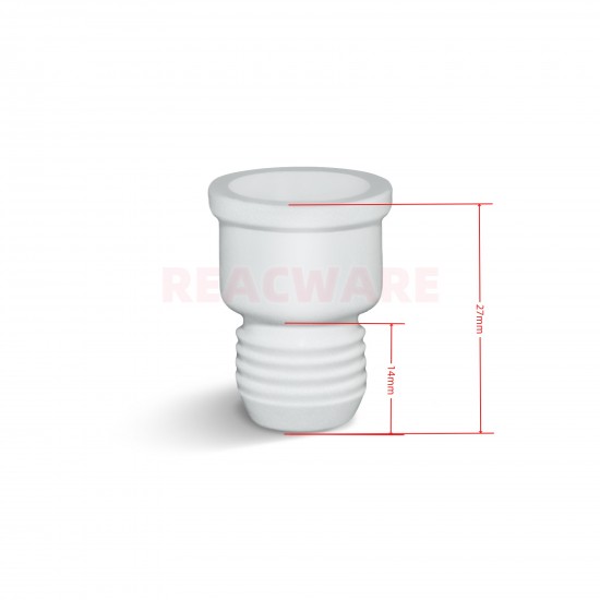 Rubber Screw Sleeve Type Septum Stopper,White (Pack 10)