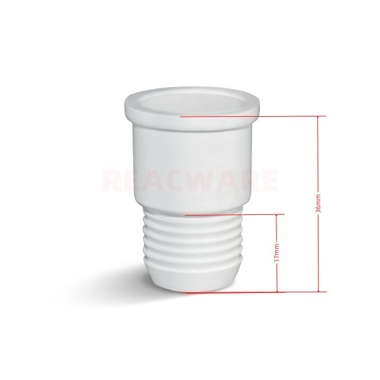 Rubber Screw Sleeve Type Septum Stopper,White (Pack 10)