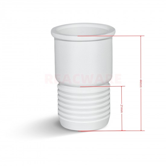 Rubber Screw Sleeve Type Septum Stopper,White (Pack 10)