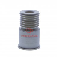 Rubber Screw Sleeve Type Septum Stopper,White (Pack 10)