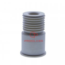 Rubber Screw Sleeve Type Septum Stopper,White (Pack 10)